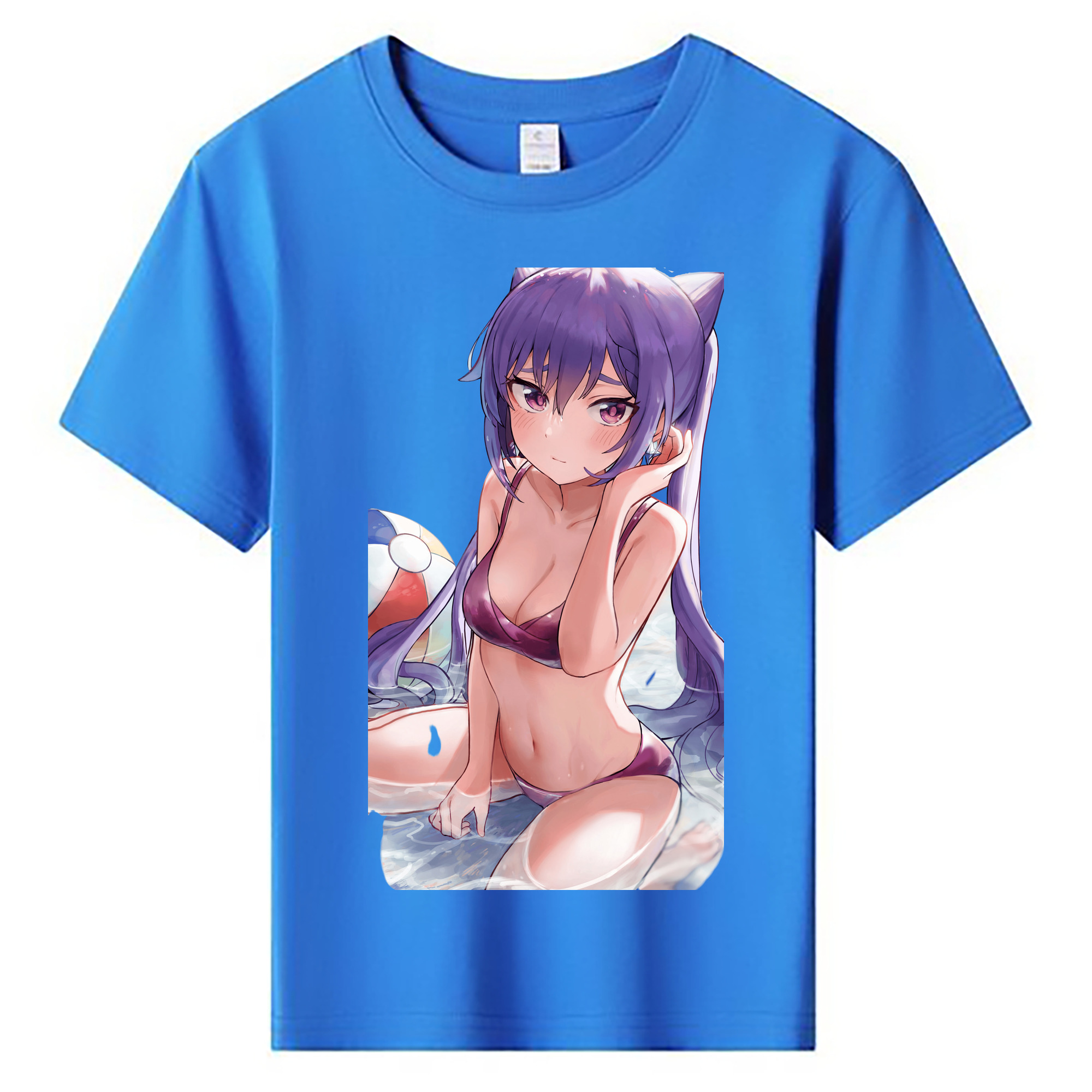 げんし神 刻晴 こくせい genshin Kokusei 綿100％キッズTシャツ（フロントプリント）